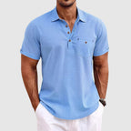 Classic Linen Polo Shirt