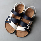 Women's leather orthopedic sandals featuring an adjustable strap for customizable comfort and support. 5