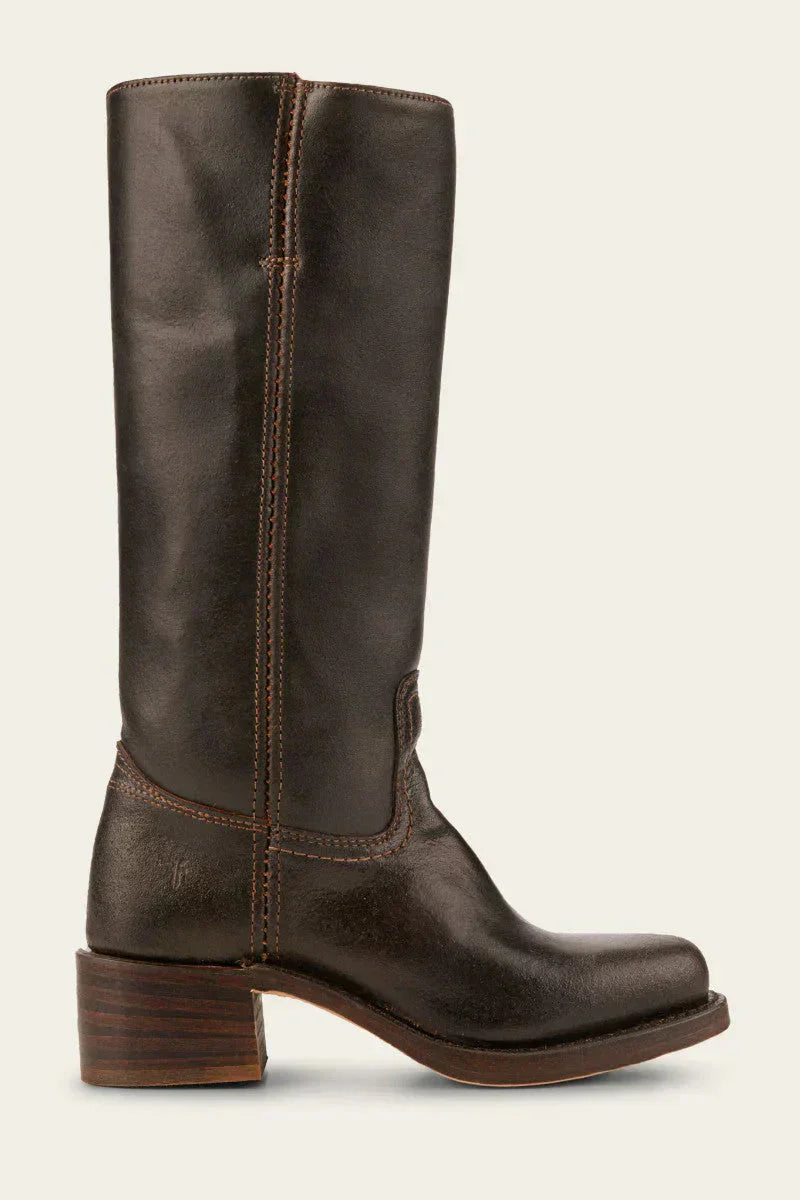Leather Knee-High Boots