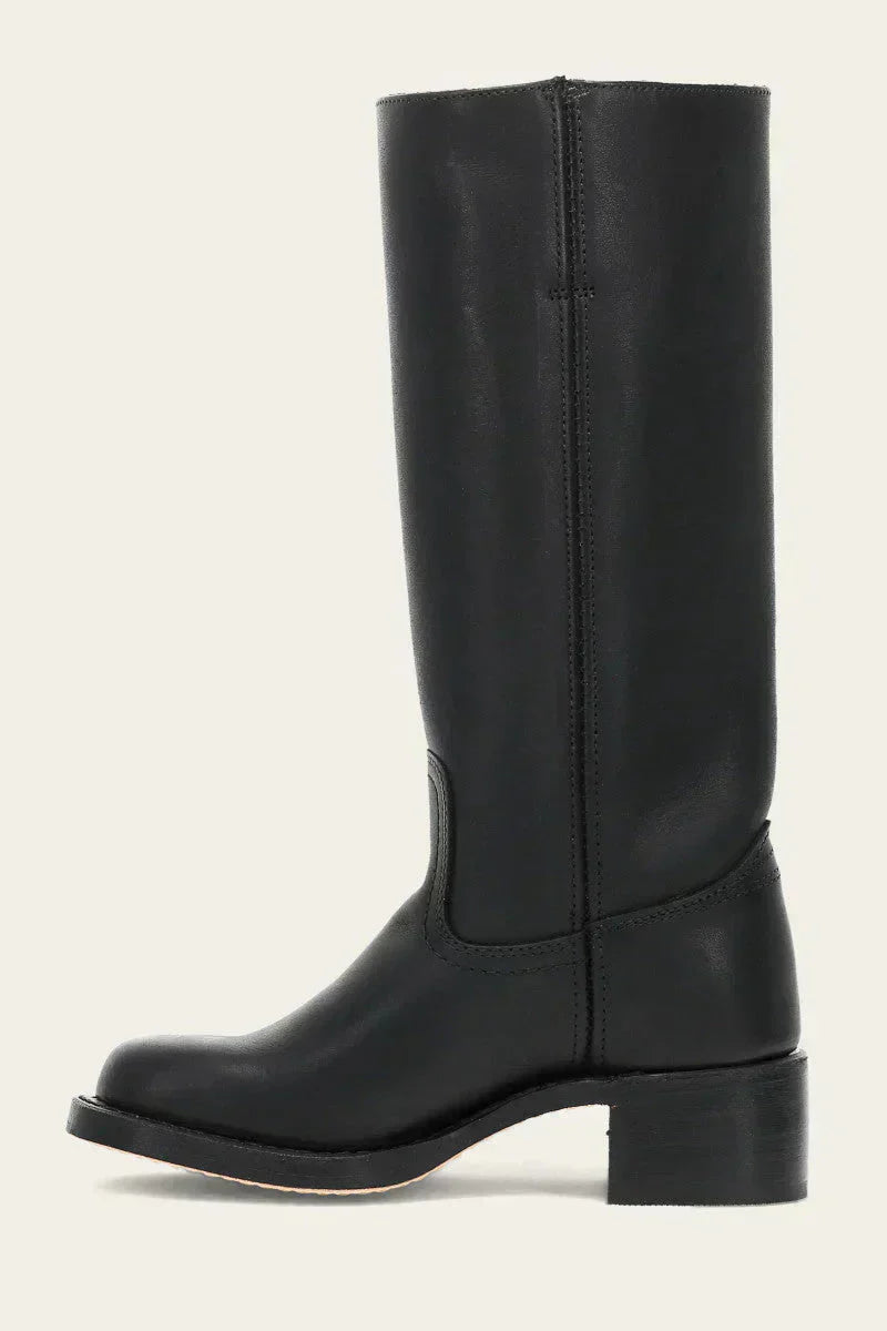 Leather Knee-High Boots