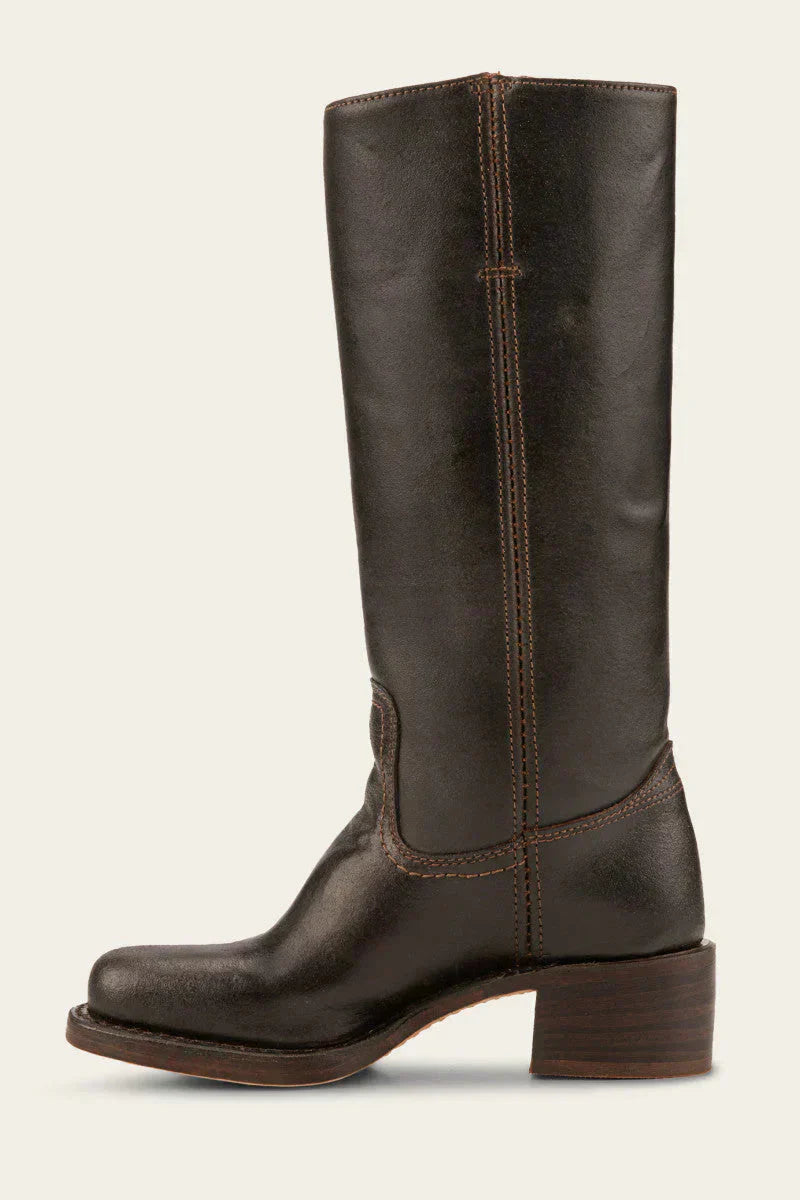Leather Knee-High Boots