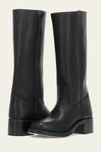 Leather Knee-High Boots