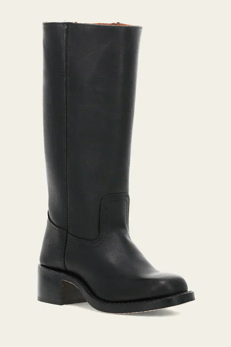 Leather Knee-High Boots