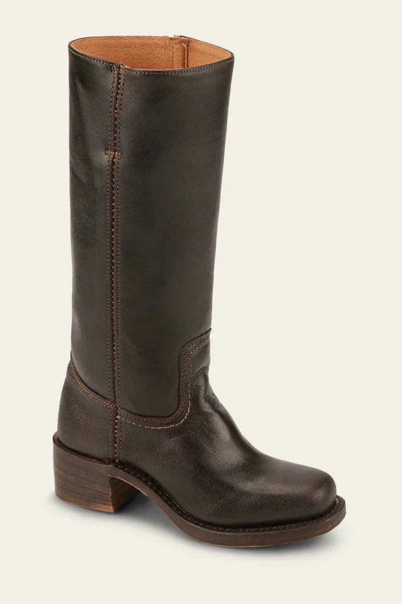 Leather Knee-High Boots