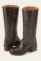 Leather Knee-High Boots