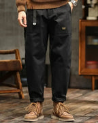 Wide Leg Cargo Trousers with Pocket Panels