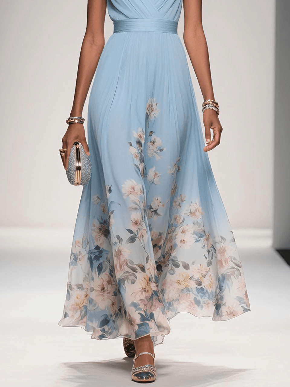 Wedding Guest Floral Mini Dress