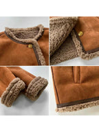 Structured plush lined jacket