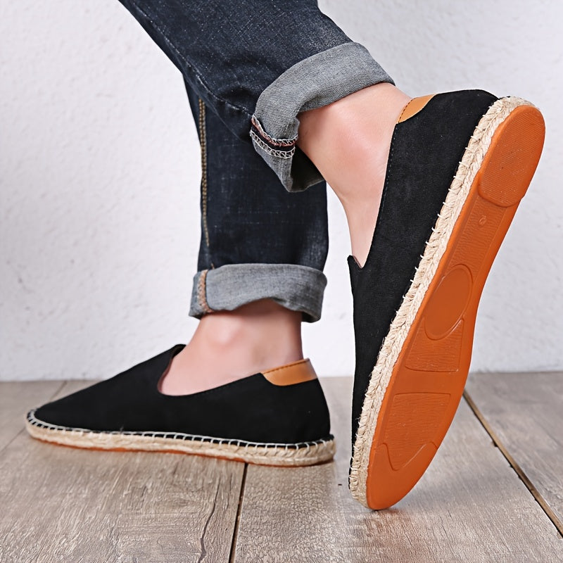 Men's Canvas Espadrille Slip-On Shoes