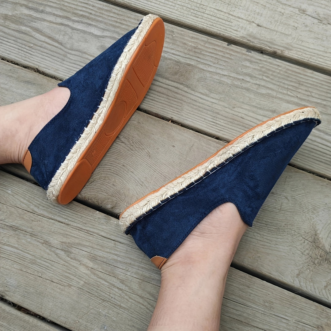 Men's Canvas Espadrille Slip-On Shoes