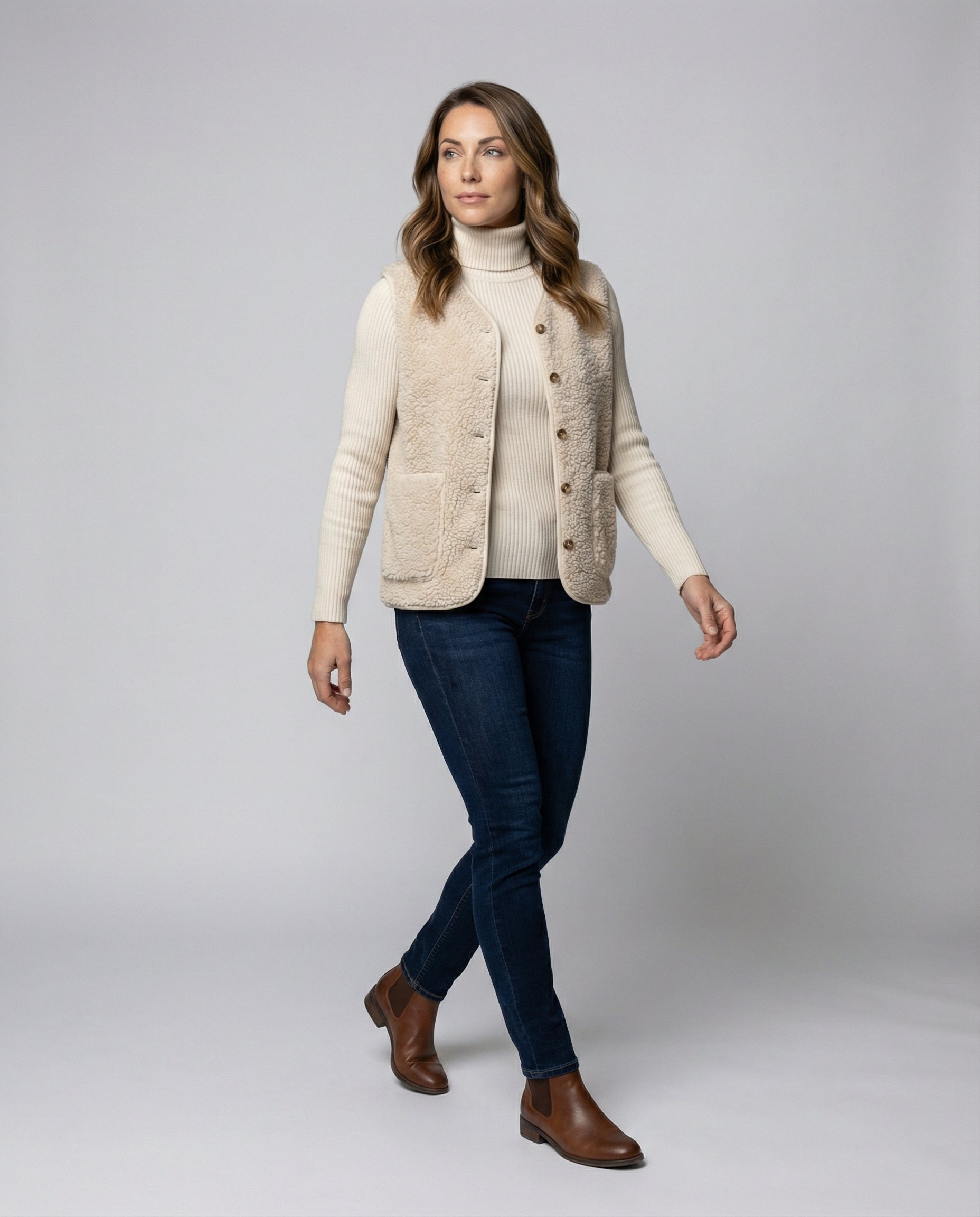 Classic Lambswool Knit Vest