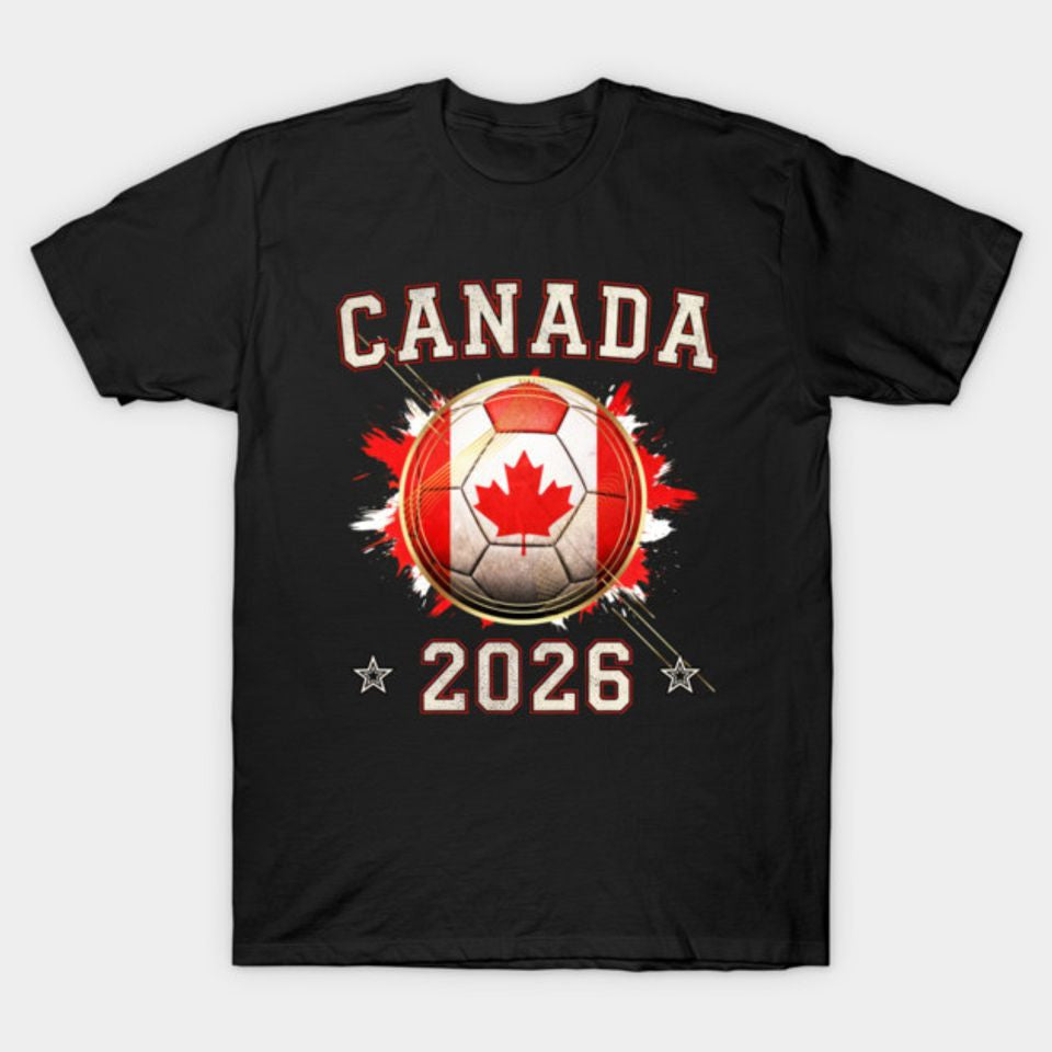 Canada Soccer World Cup 2026 T-Shirt for Fans - NL Greene Decor