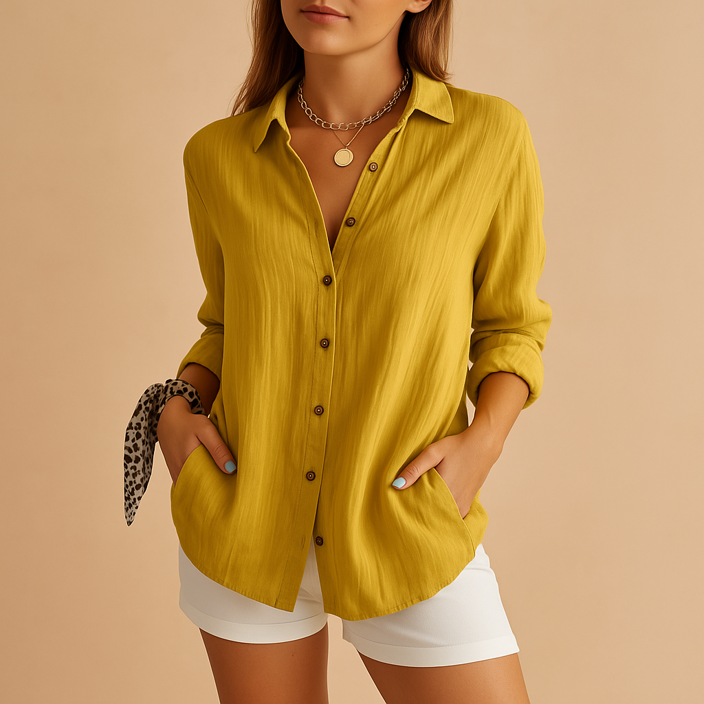 Women's Breathable Blouse Relaxed Fit