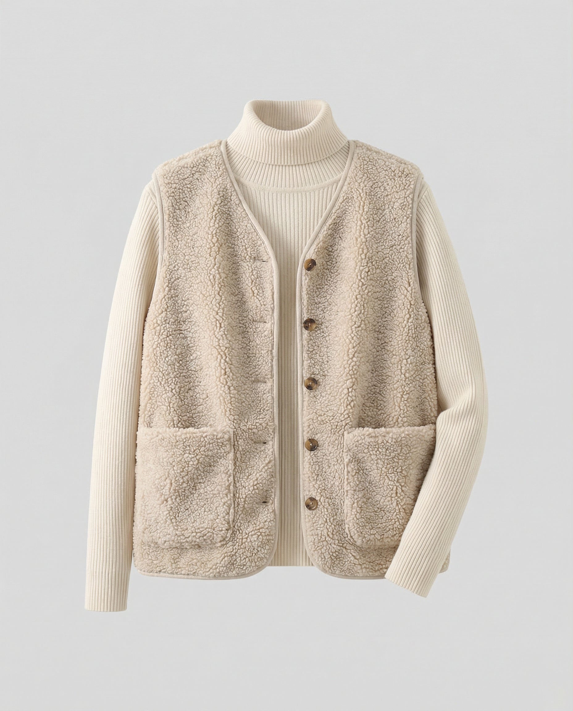 Classic Lambswool Knit Vest