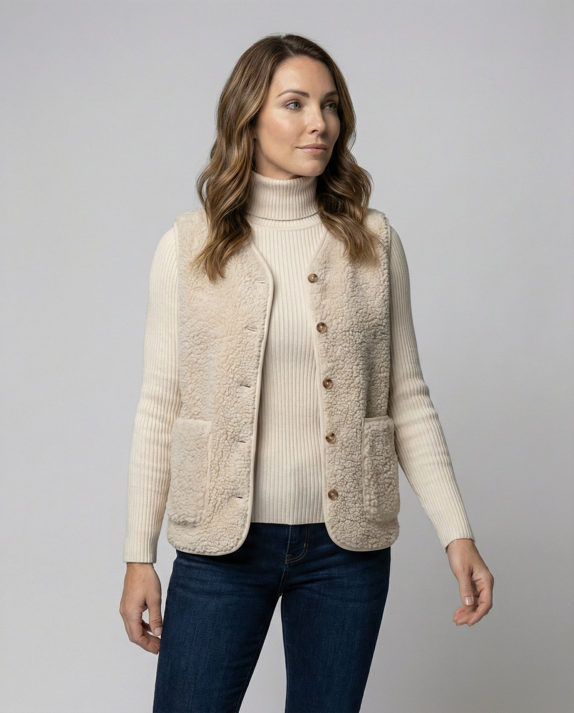 Classic Lambswool Knit Vest