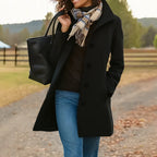 Women's Classic Wool Blend Pea Coat