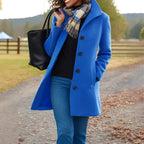 Women's Classic Wool Blend Pea Coat